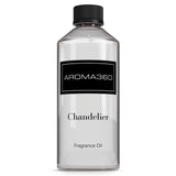 Aroma360 Chandelier: bouteille-diffuseur, diffusion continue pour une ambiance luxueuse.