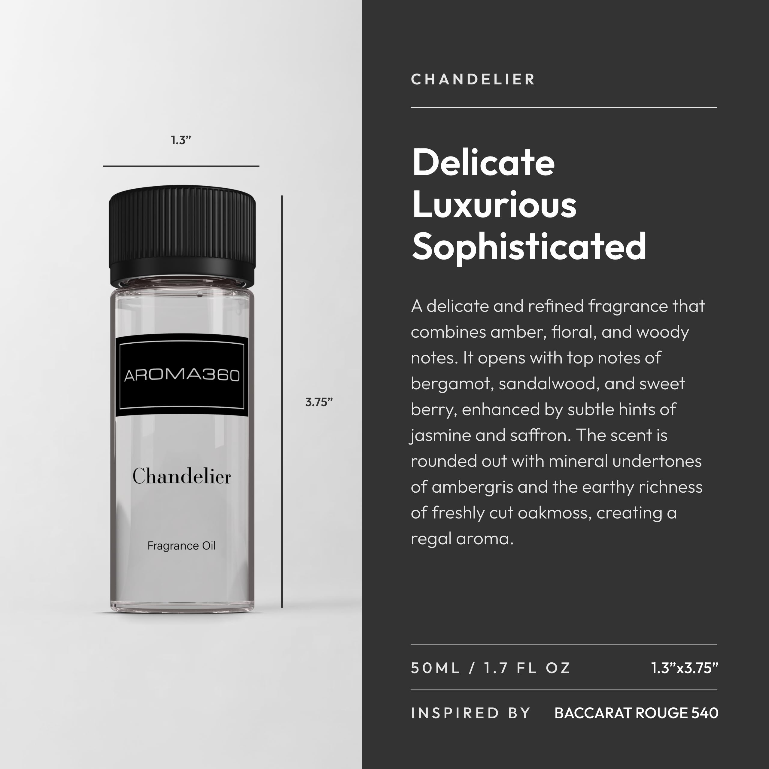 Aroma360 Chandelier - Note Safran Séduisant pour une touche luxueuse