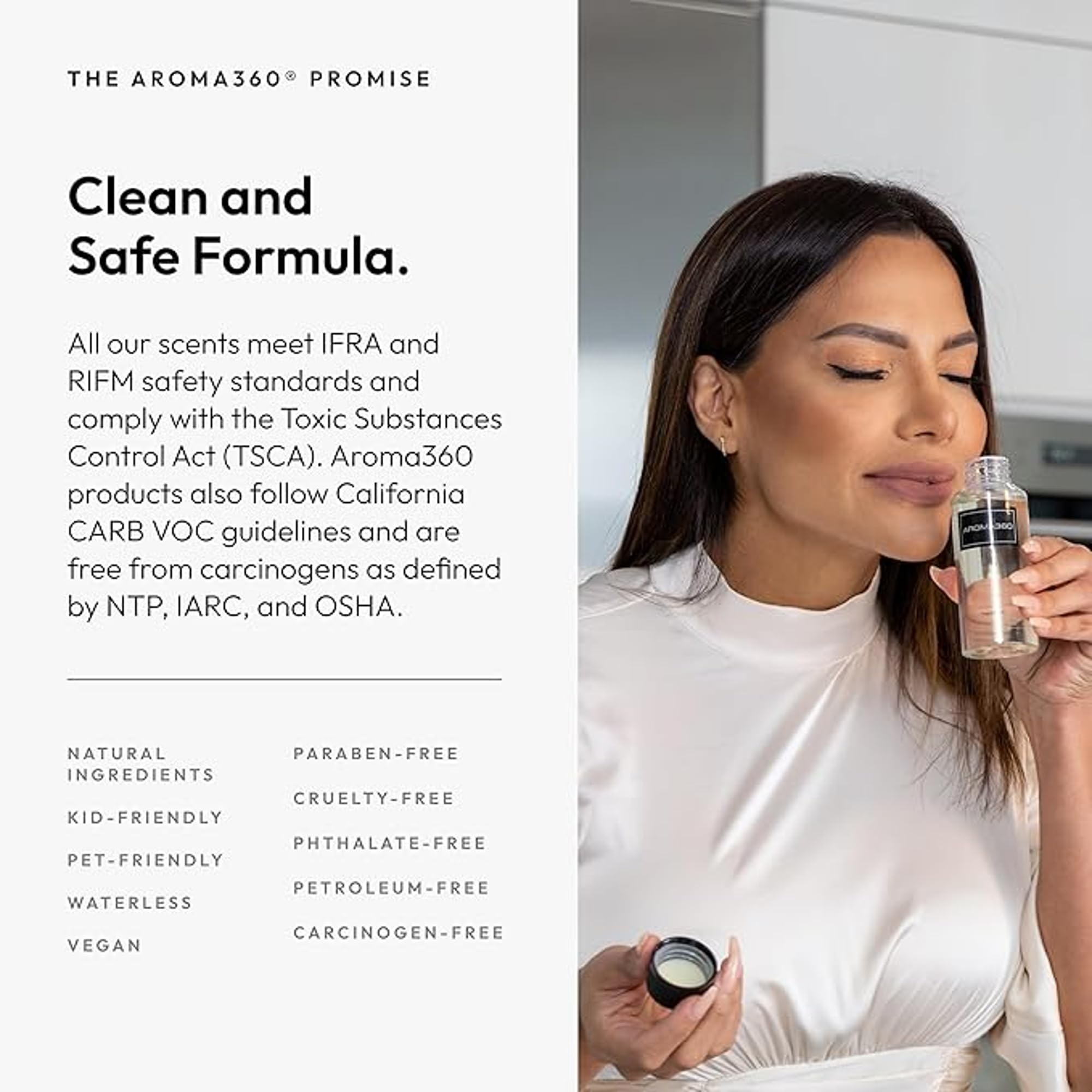 Aroma360 diffuseur noir — ambiance élégante et sophistiquée chez vous.