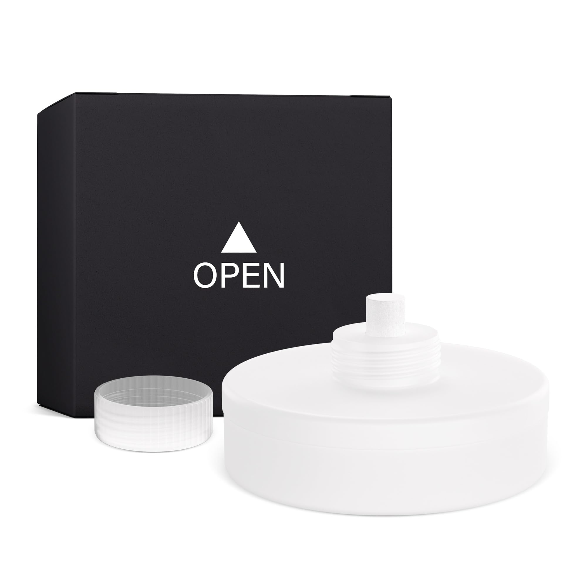 Diffuseur Aroma360 pour voiture Black Velvet, ambiance élégante en route.
