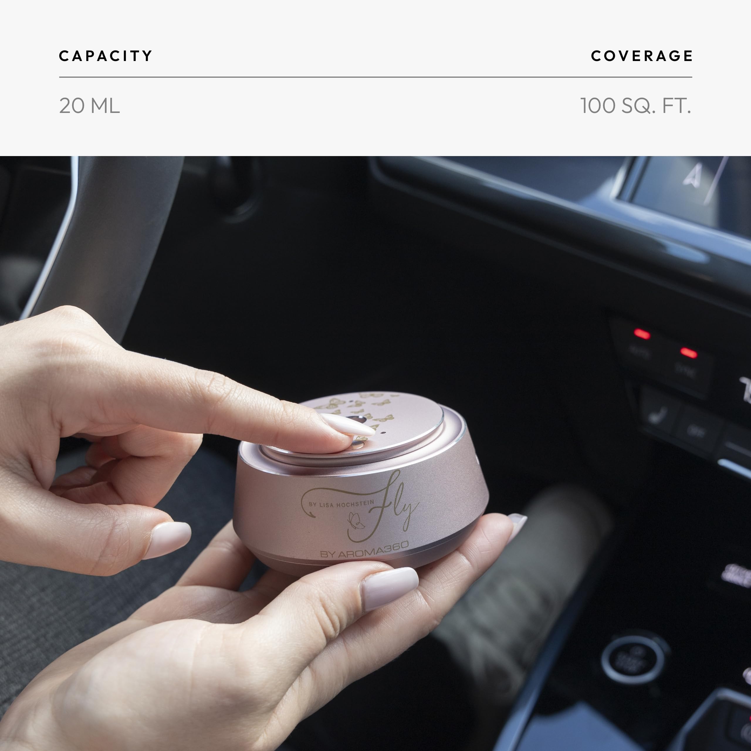 Aroma360 Fly Smart Car Diffuseur Aromathérapie en Déplacement: bien-être en déplacement grâce aux arômes.