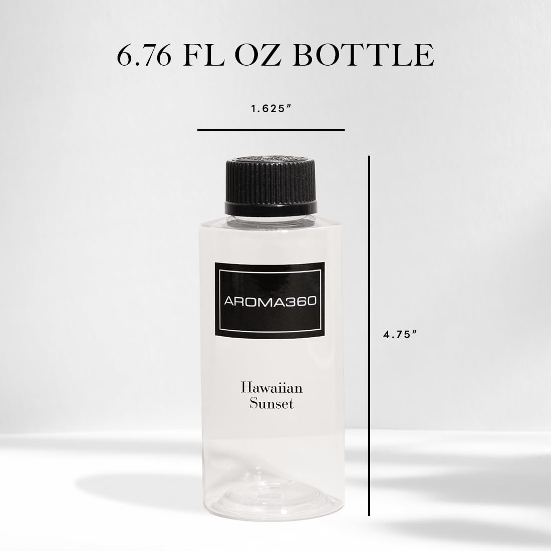 Flacon Aroma360 et notes coco miel pour ambiance tropicale chaleureuse.