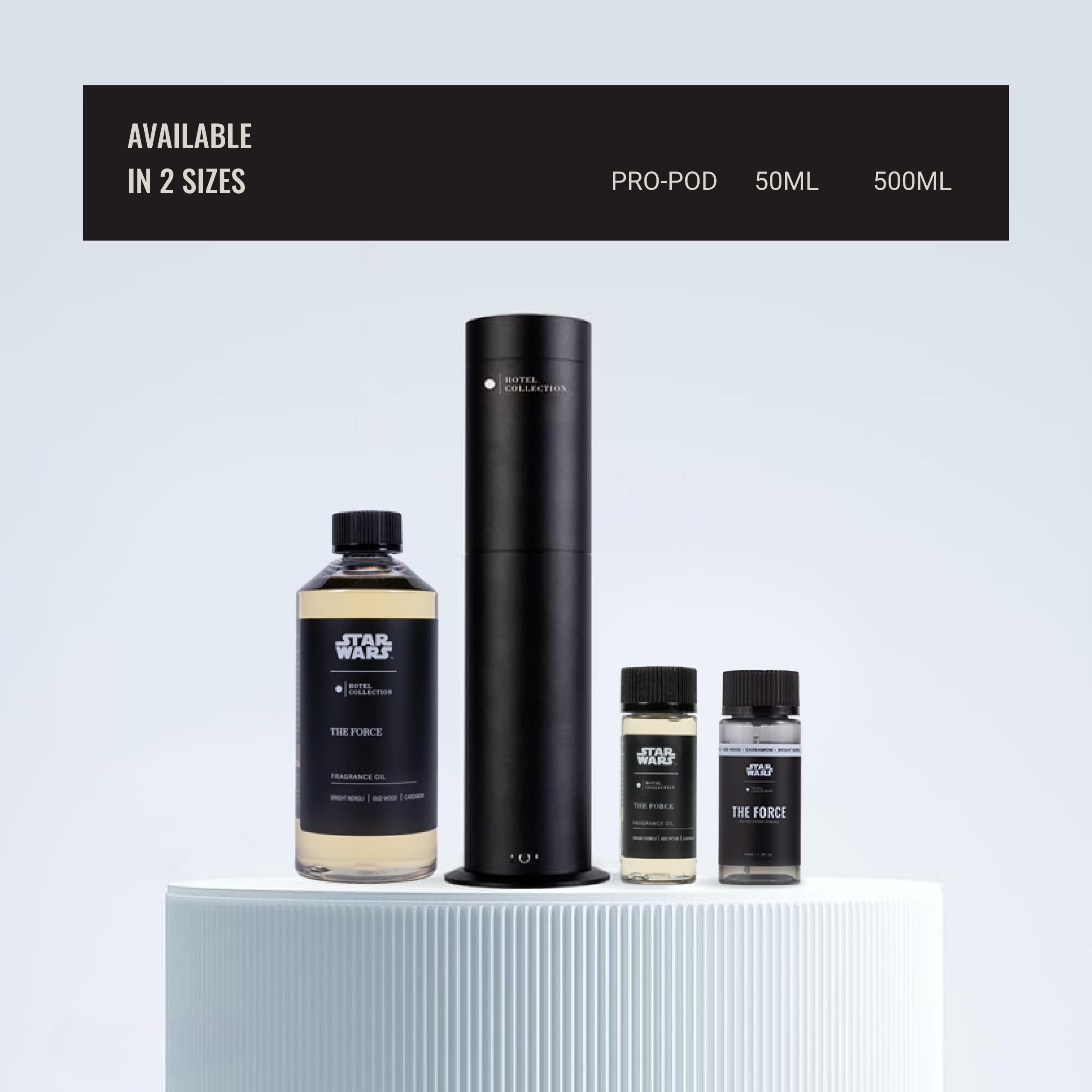 Aroma360 La Force emballage design 500 ml, présentation élégante