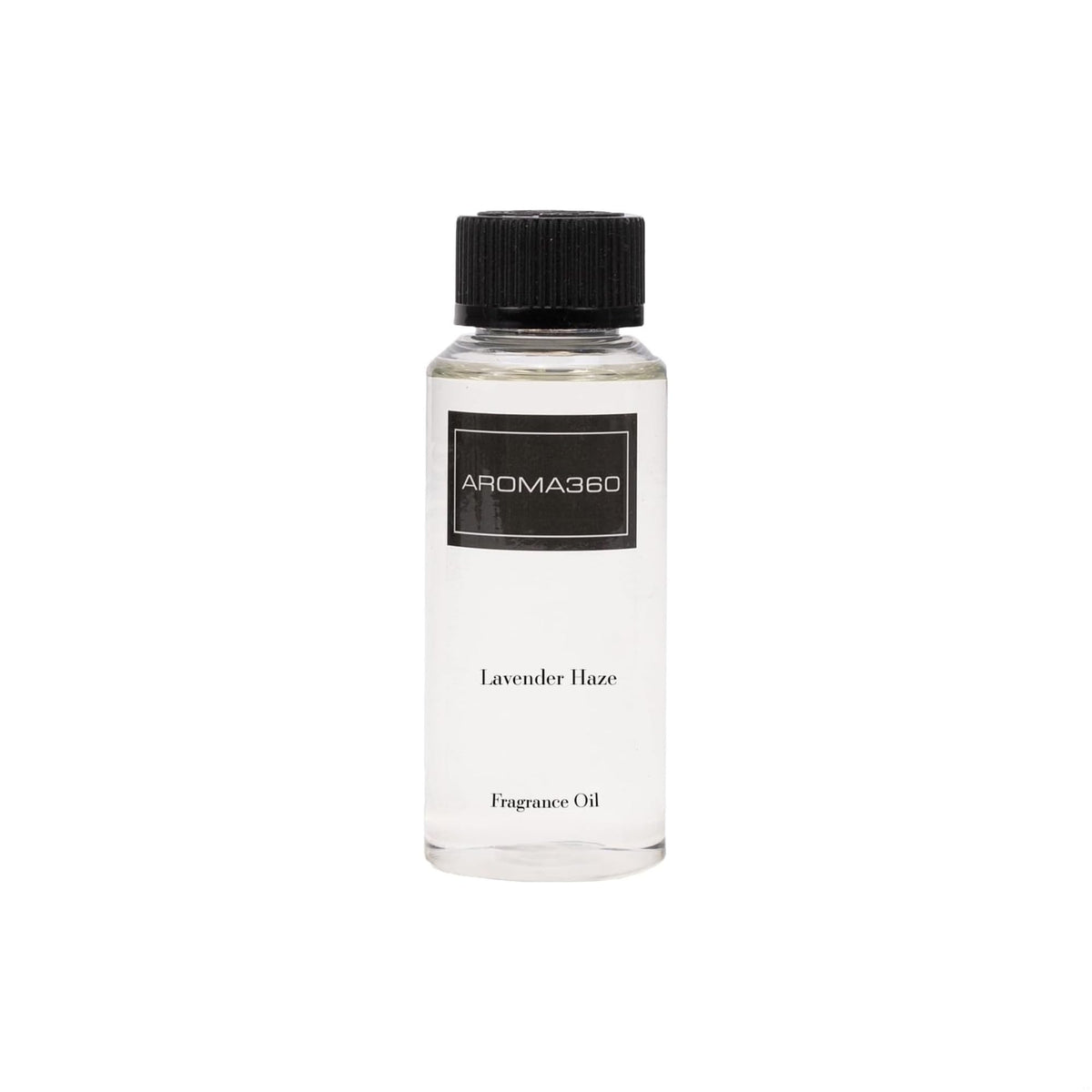 Aroma360 Lavender Haze, bouteille huile aromathérapie pour diffusion relaxante et ambiance estivale.