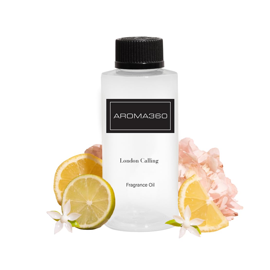 Aroma360 London Calling: bouteille d'huile prête à diffuser, parfum luxueux pour salon.