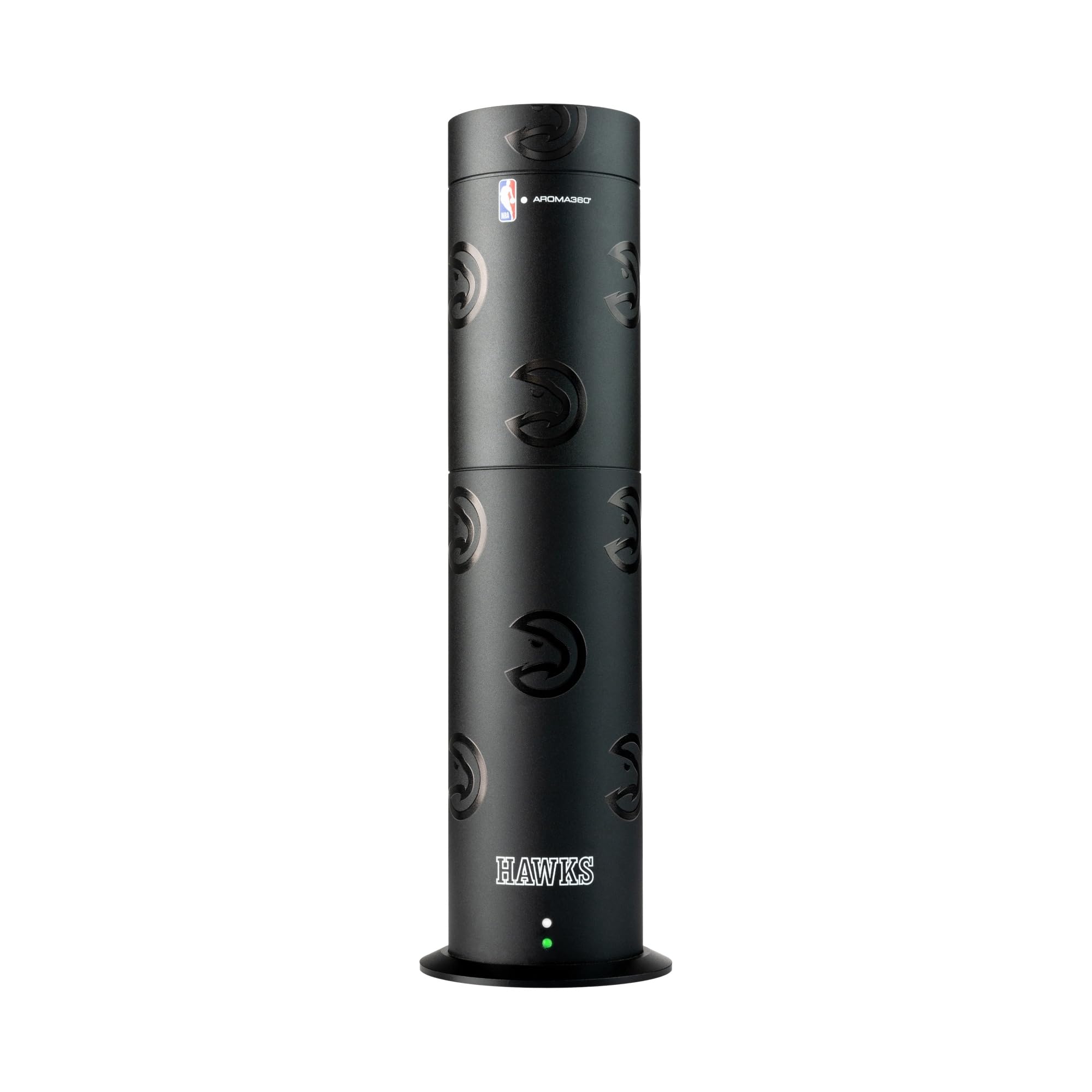 Logo Hawks d’Atlanta sur diffuseur Aroma360, ambiance d’équipe