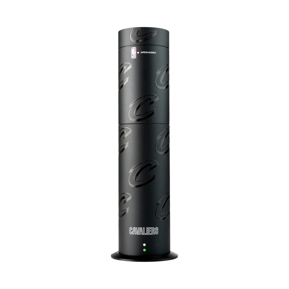 Aroma360 NBA Cavaliers - logo Cavaliers sur diffuseur Mini Pro pour ambiance premium.