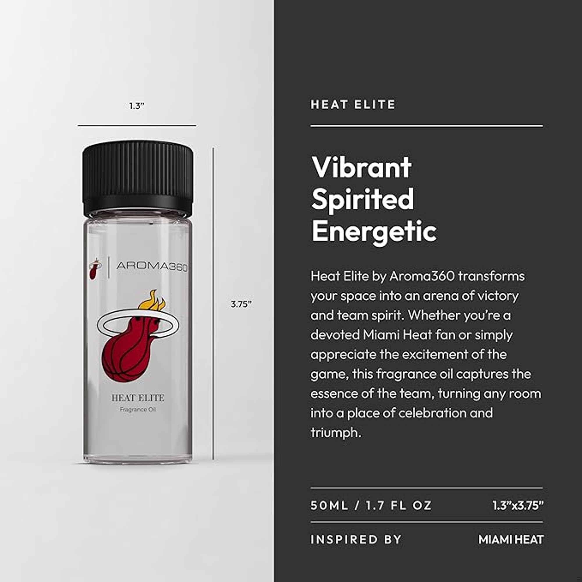 Aroma360 notes mandarine italienne pêche fleur bouteille: parfum fruité pour salon