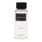 Aroma360 Ocean Eyes : bouteille versement, ambiance olfactive douce.