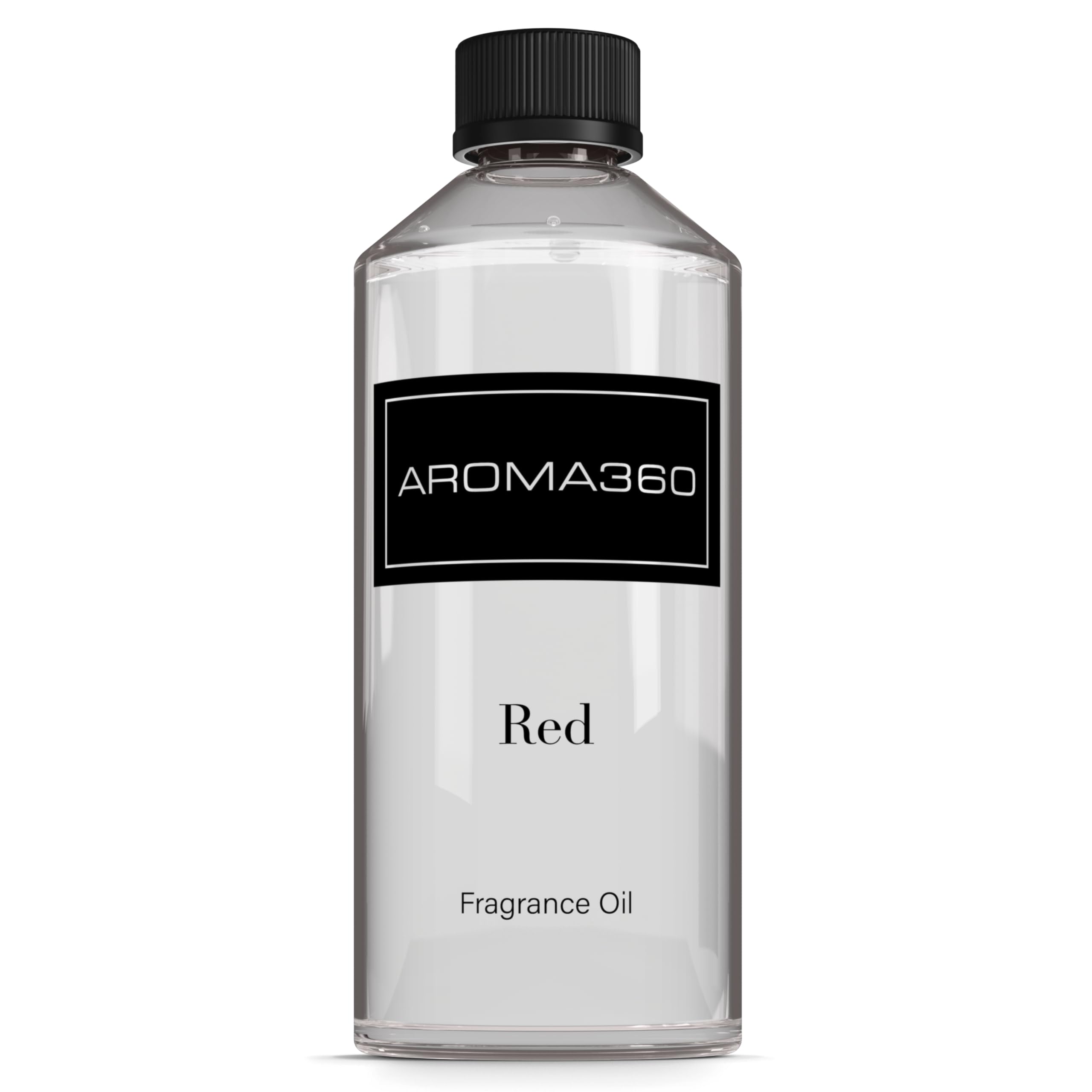 Aroma360 rouge 500ml, bouteille élégante pour parfumer durablement le salon.