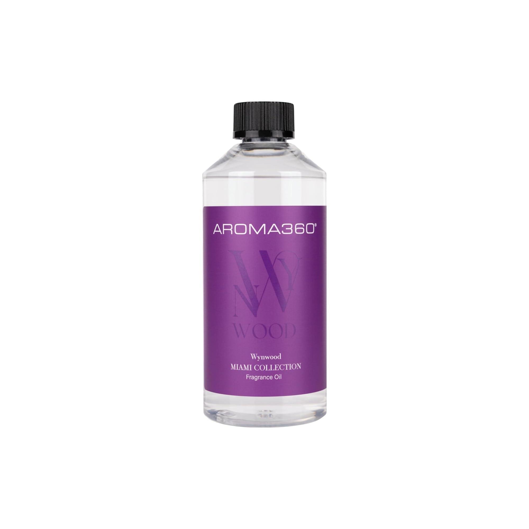 Aroma360 Wynwood: huile diffuseur et versement fluide pour une ambiance créative et relaxante.