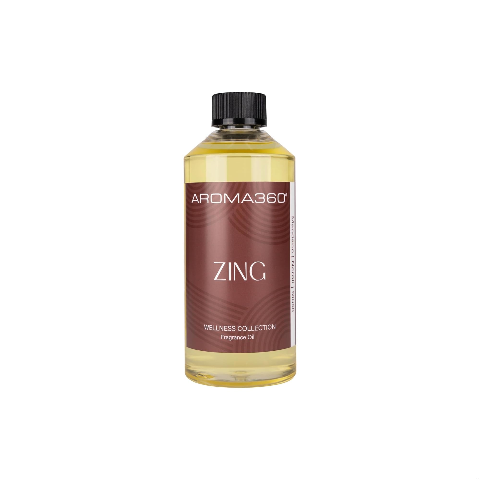 Aroma360 Zing, huile de diffusion mandarine-neroli-musc, énergie vivifiante pour votre espace