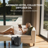 Aromadd diffuseur commande et horaires, personnalisez les heures et l’intensité.