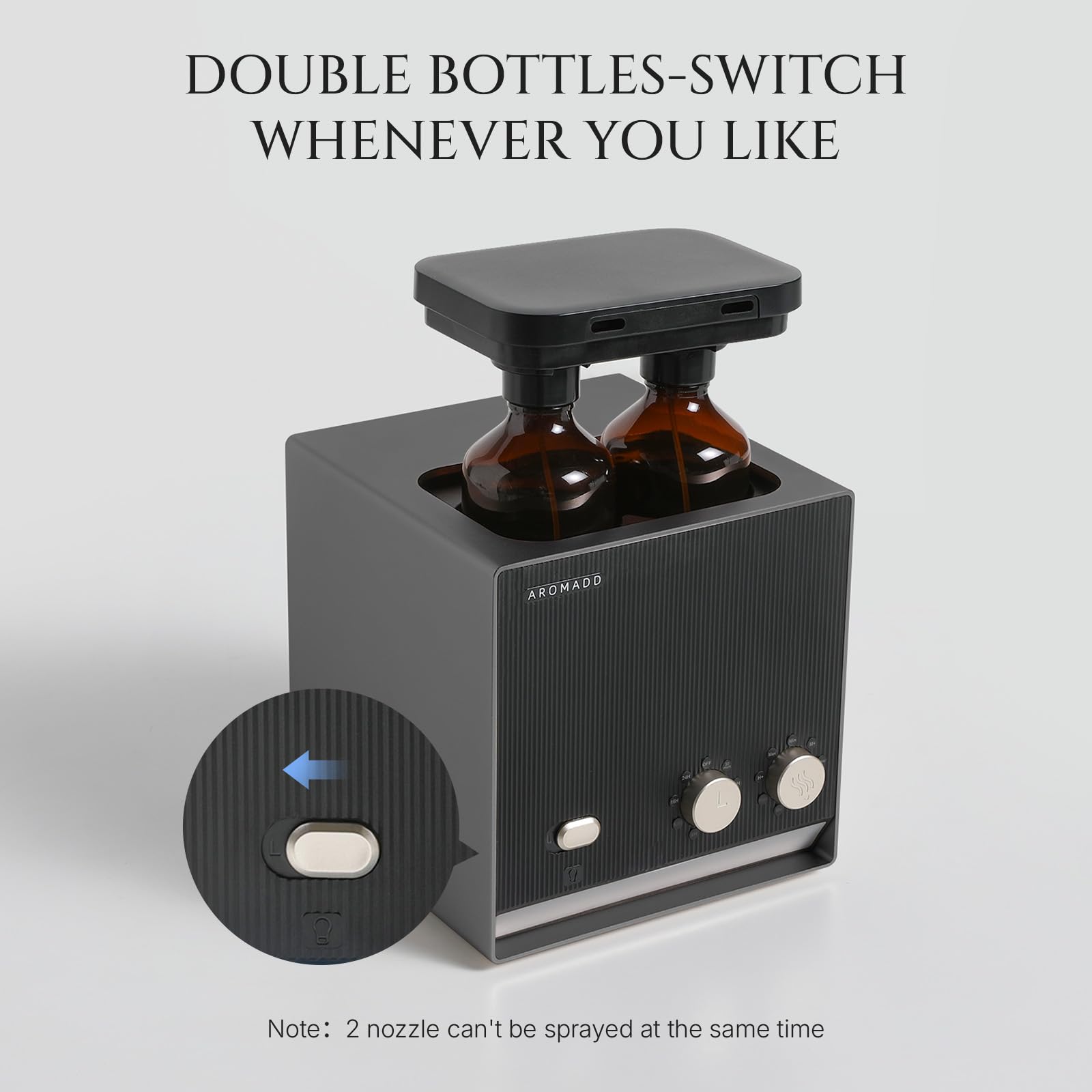 Aromadd diffuseur double buse pour alterner deux senteurs