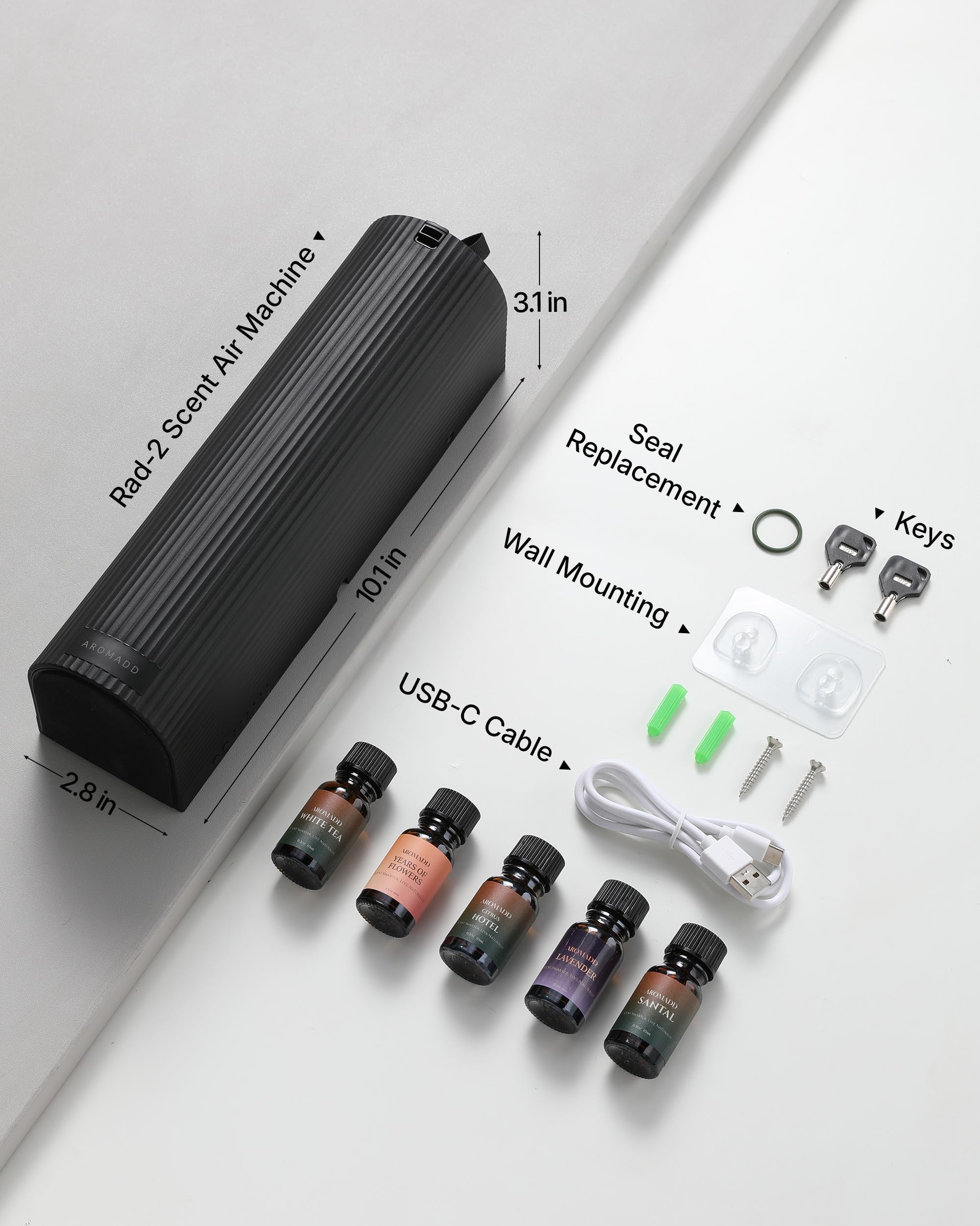 Aromadd diffuseur-interface-hotel-collection adapté aux espaces professionnels.
