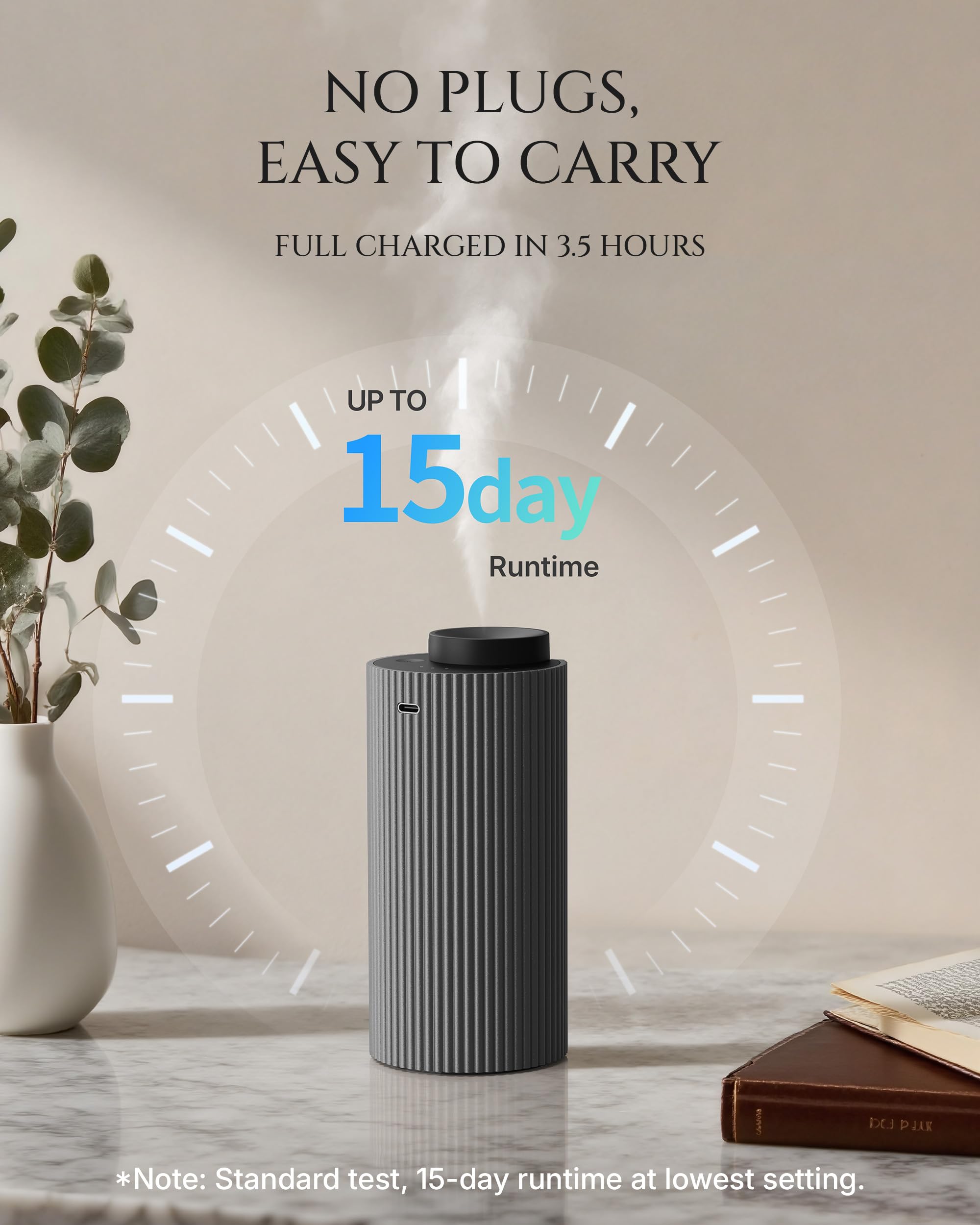 Aromadd diffusion air froid sans eau, parfum stérile et clair.