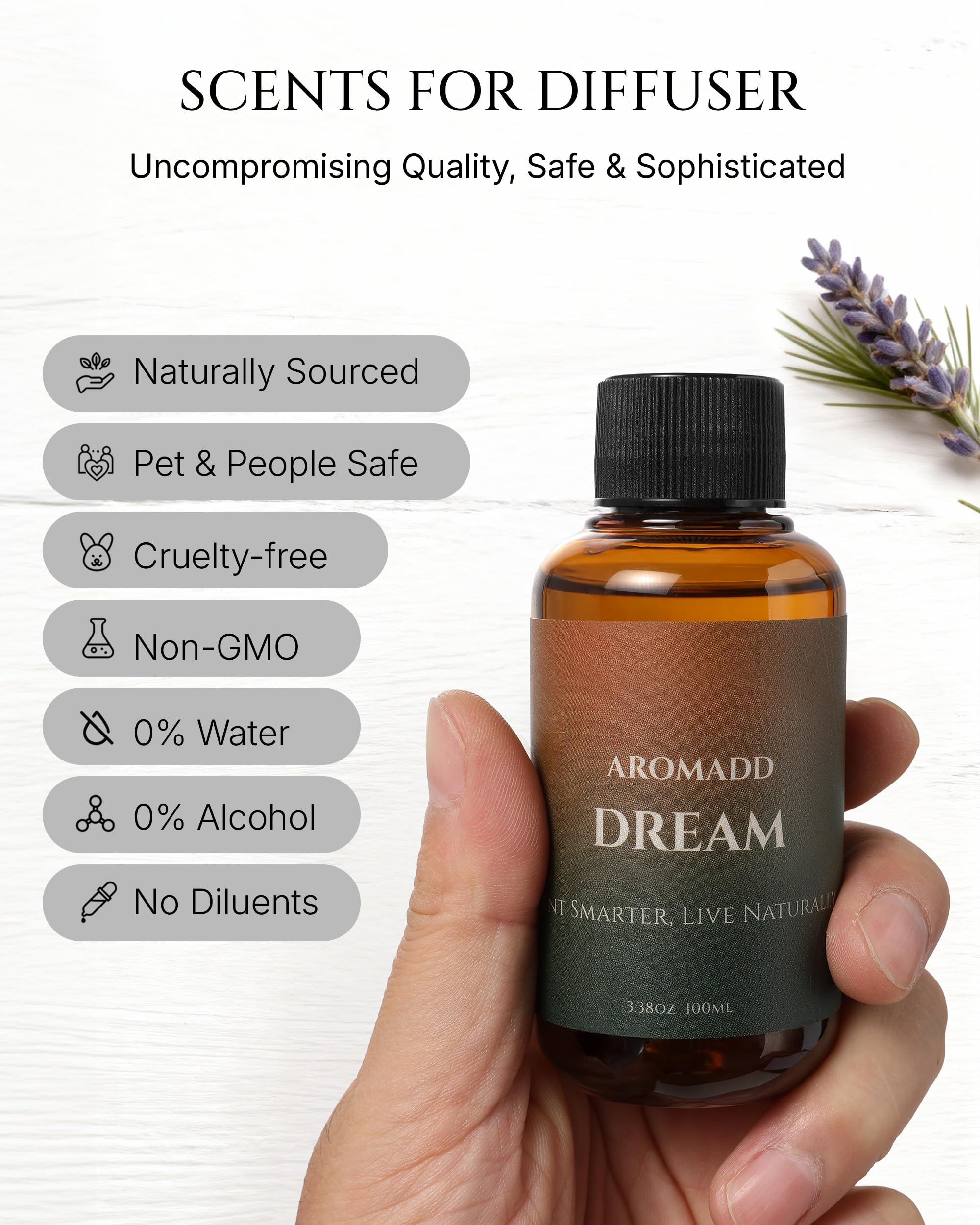 Aromadd : diffuseur en place dans une chambre pour ambiance nocturne calme