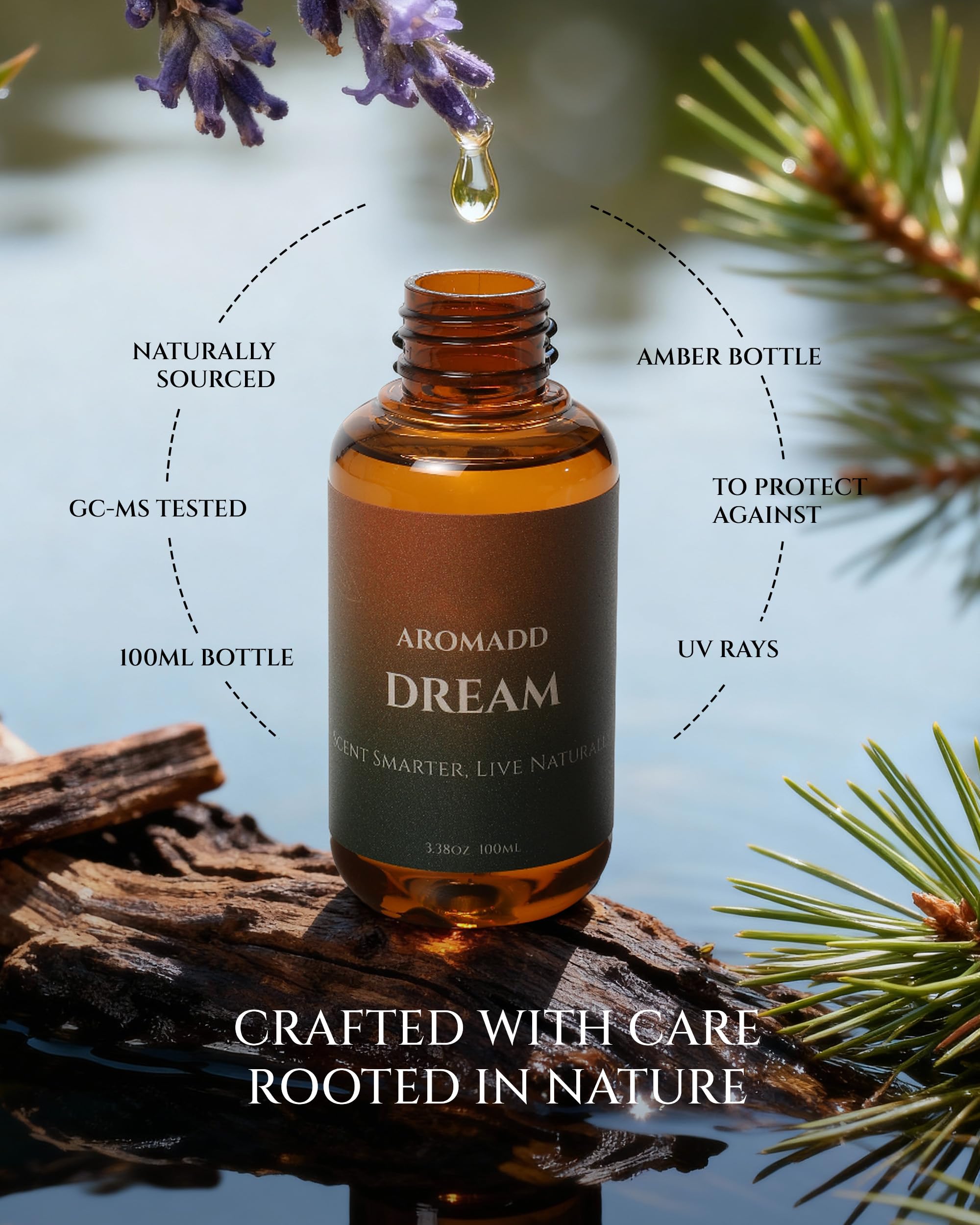 Aromadd : notes herbales et lavande dominantes dans l'image
