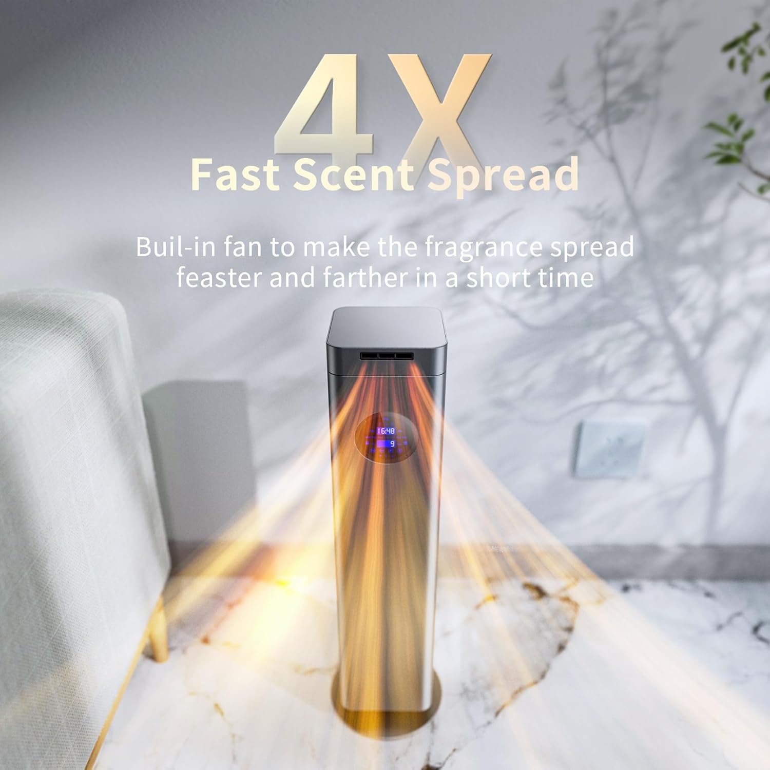 Aromadd système d'atomisation avancé pour diffusion homogène.
