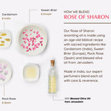 Aromafume Rose de Sharon favorise harmonie lors des temps de prière.