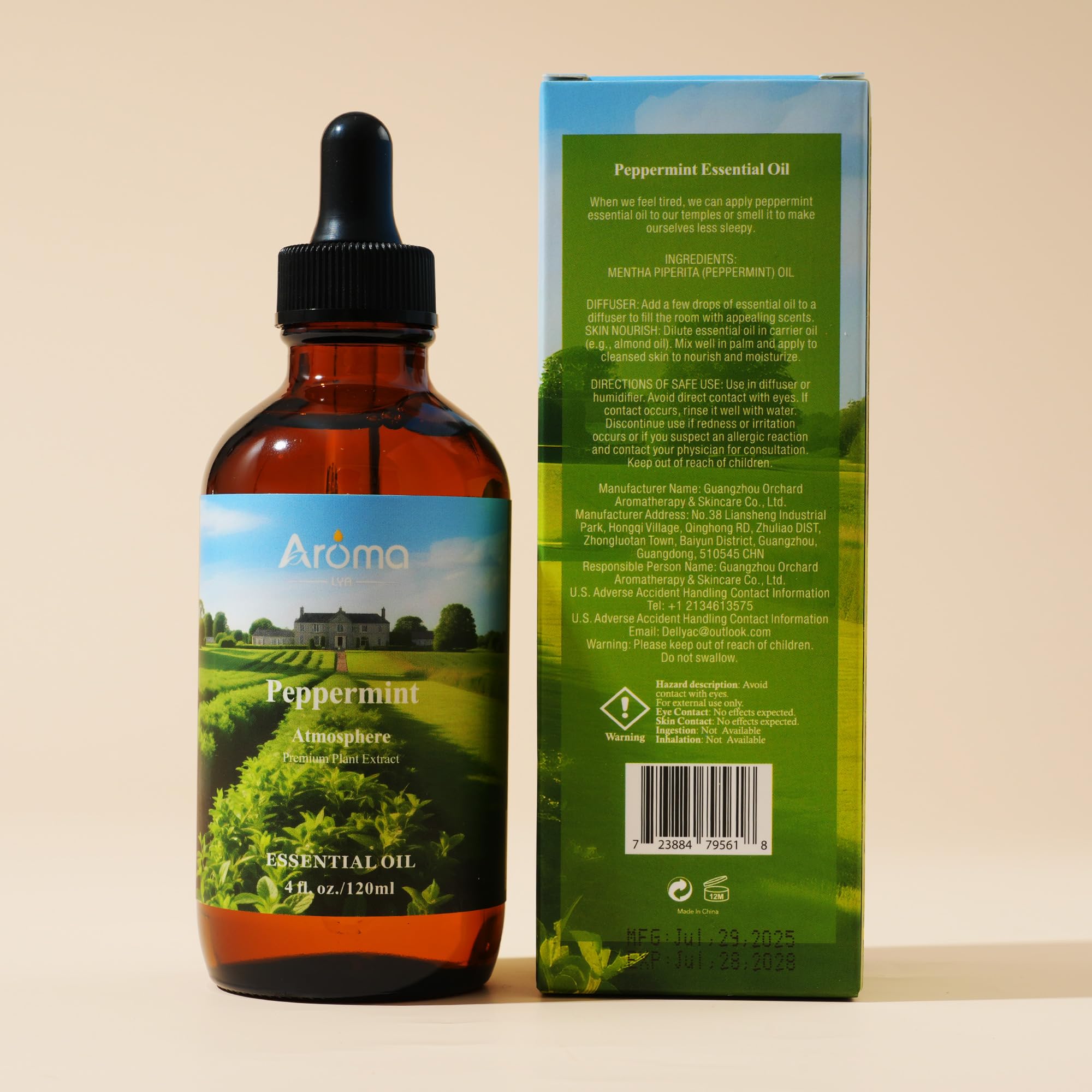 Aromalya Huile Menthe – emballage soigné, cadeau élégant.