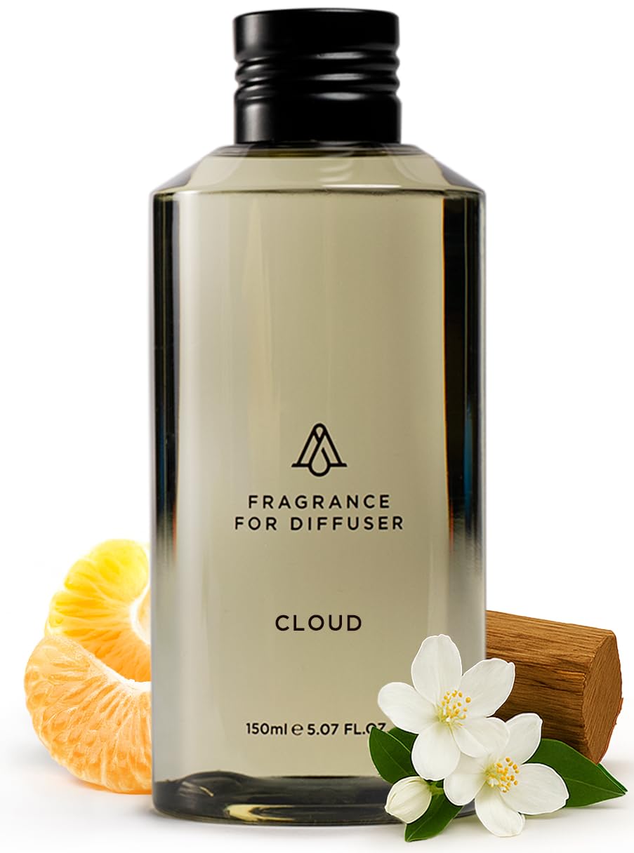 AROMAPLAN Cloud bouteille 150 ml, diffusion longue durée pour une ambiance luxueuse