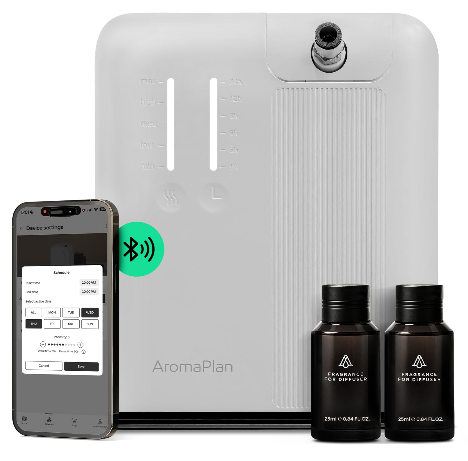 AROMAPLAN Diffuseur air froid Dubai pour une fragrance durable dans les grands espaces.