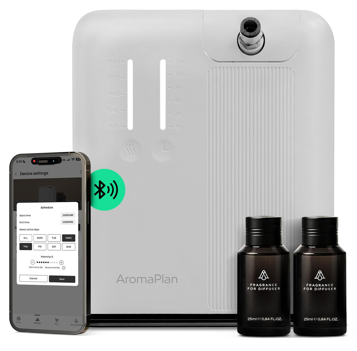 AROMAPLAN Diffuseur air froid Dubai pour une fragrance durable dans les grands espaces.