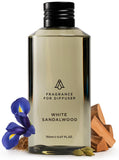 Aromaplan: bouteille d'huile Santal Blanc, parfum durable pour maison et spa.