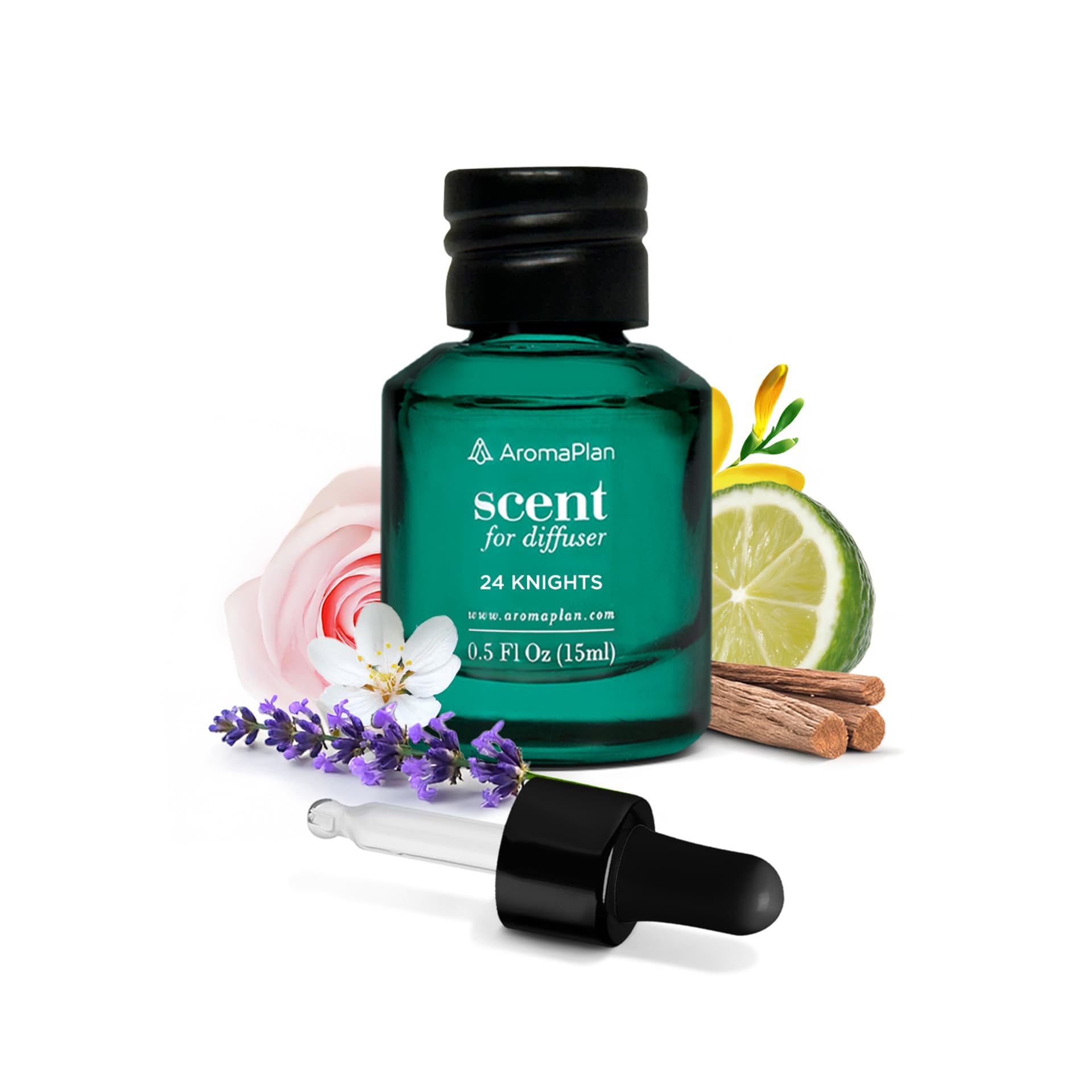 AROMAPLAN 24 Knights huile - diffuseur - bouteille goutte pour diffusion précise et luxueuse.