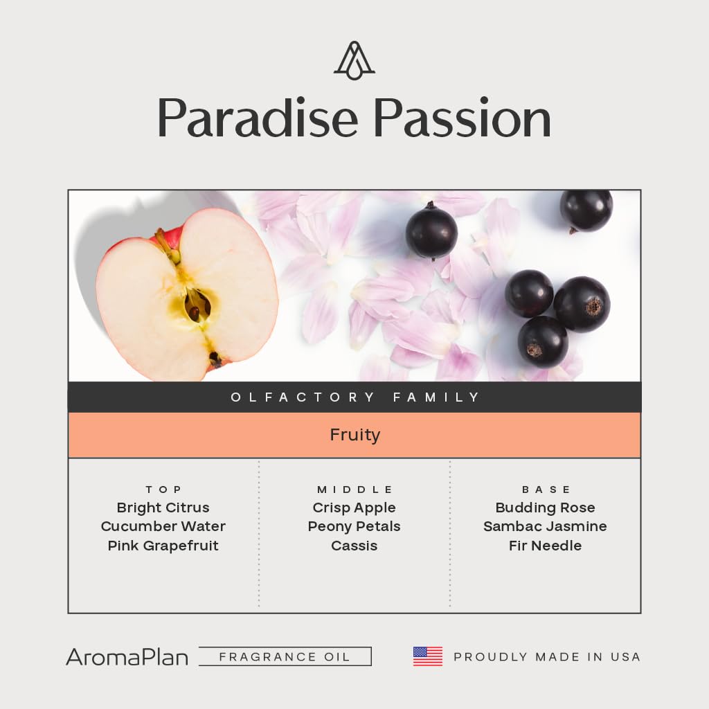 AROMAPLAN Paradis Passion: diffuseur ultrasonique pour créer une ambiance luxueuse et relaxante.