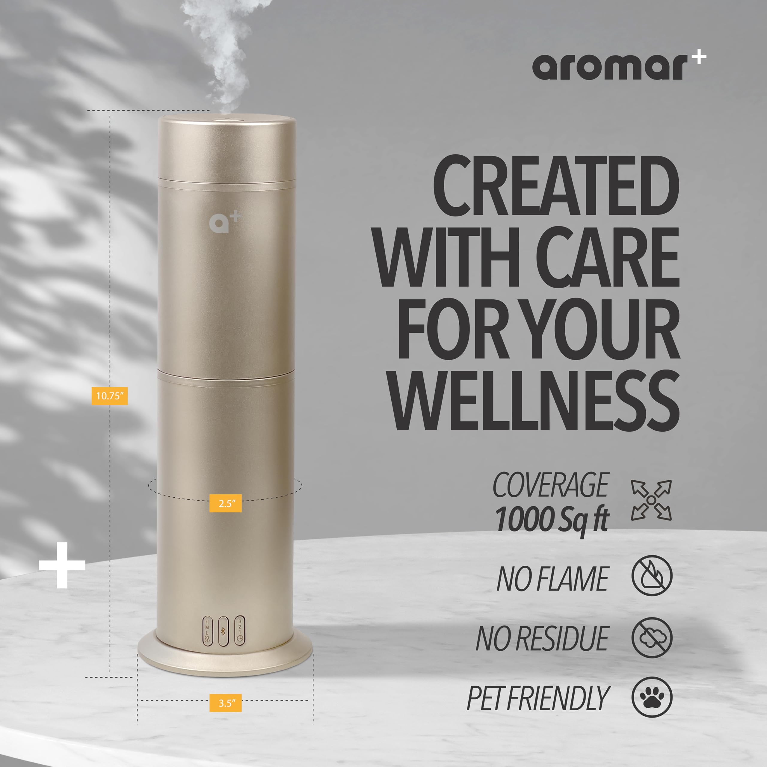 Aromar diffusion silencieuse et sans residu, air froid.