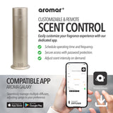 Aromar diffuseur smart - controle par appli et intensite ajustable.