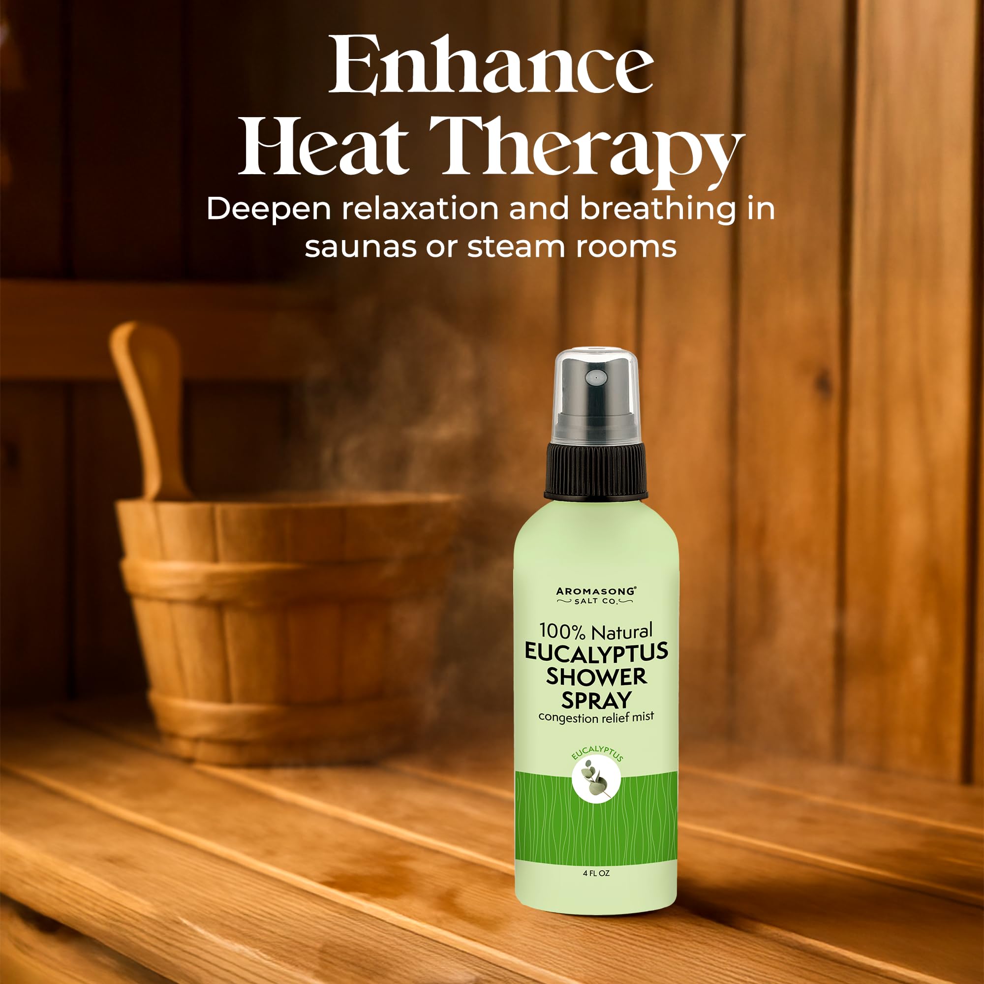 Aromasong: ingrédients naturels d’eucalyptus pour une expérience sensorielle.