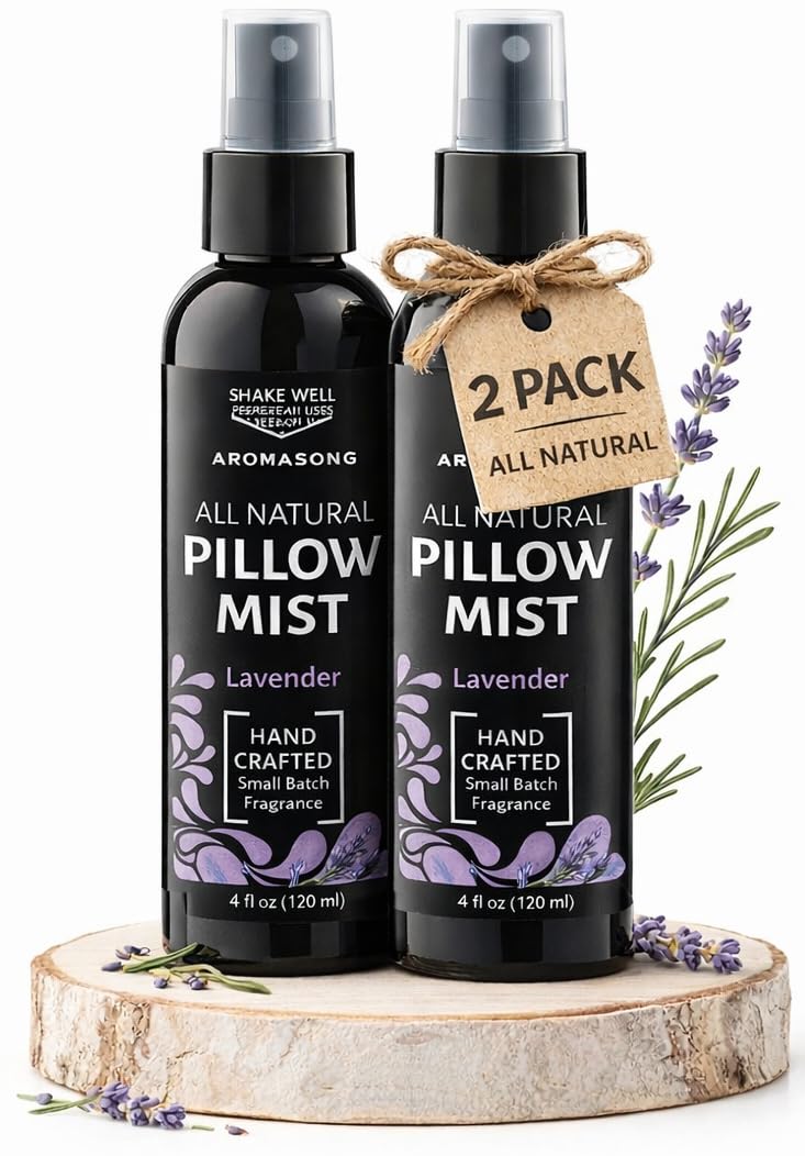 Aromasong Lavande oreiller: brume apaisante pour la literie et le repos.