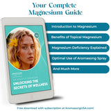 Aromasong Magnésium Spray Lavande, fabriqué aux Etats-Unis avec soin et qualité.