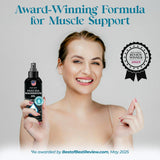 Aromasong Magnésium Spray Lavande, adapté aux enfants et adultes dans une routine apaisante.
