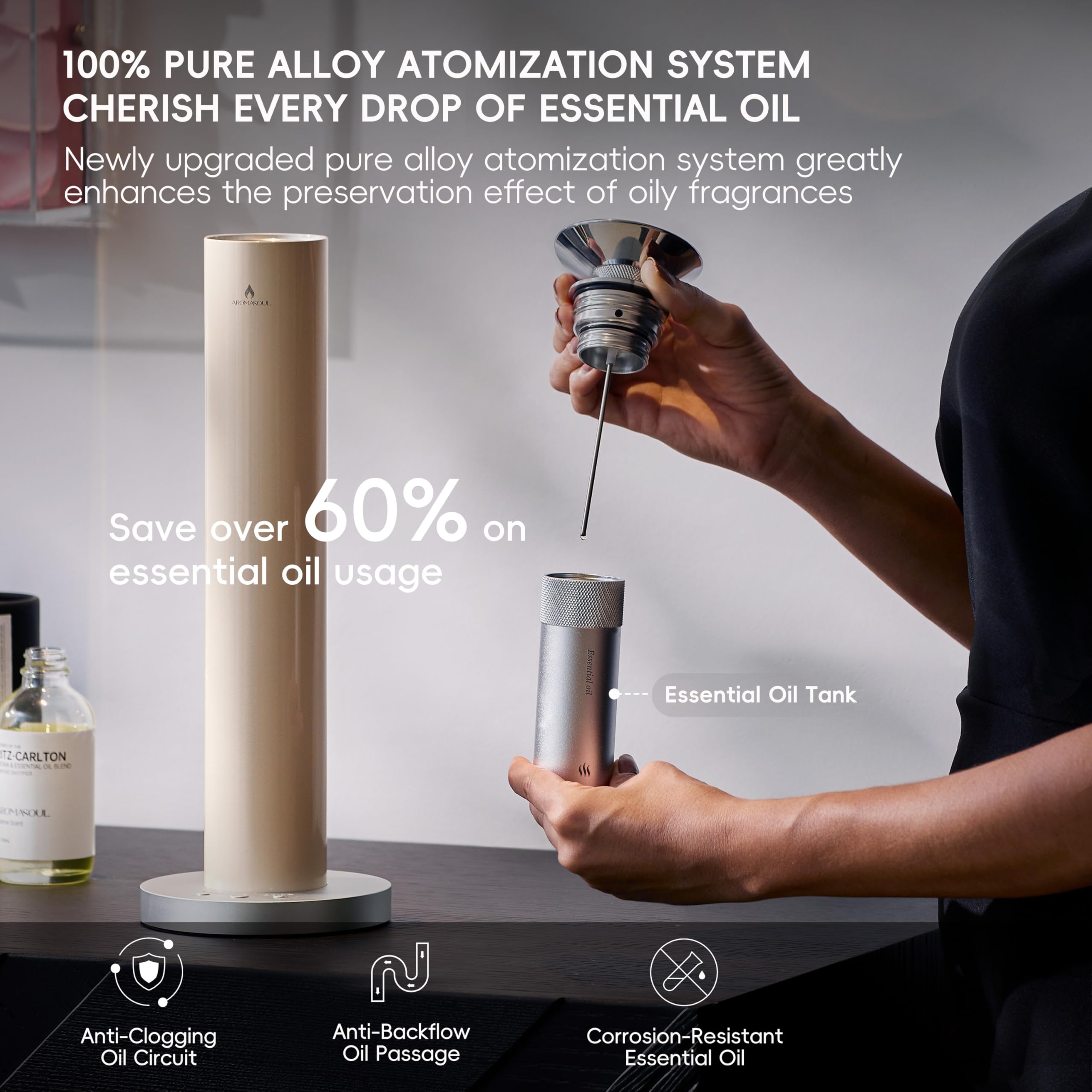 Aromasoul application Connect, contrôle intelligent et programmation facile