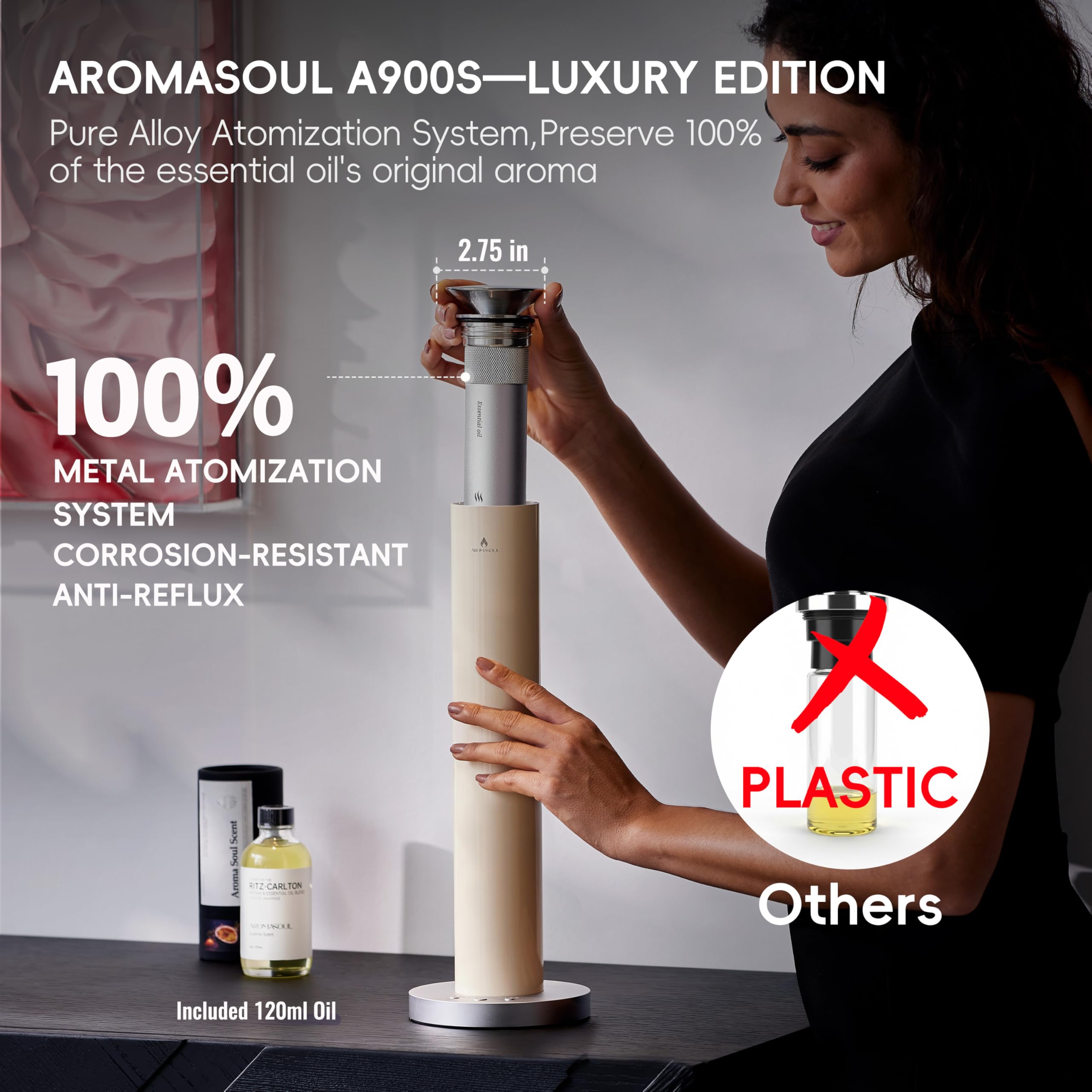 Aromasoul batterie rechargeable 10000mAh, autonomie prolongée sans fil