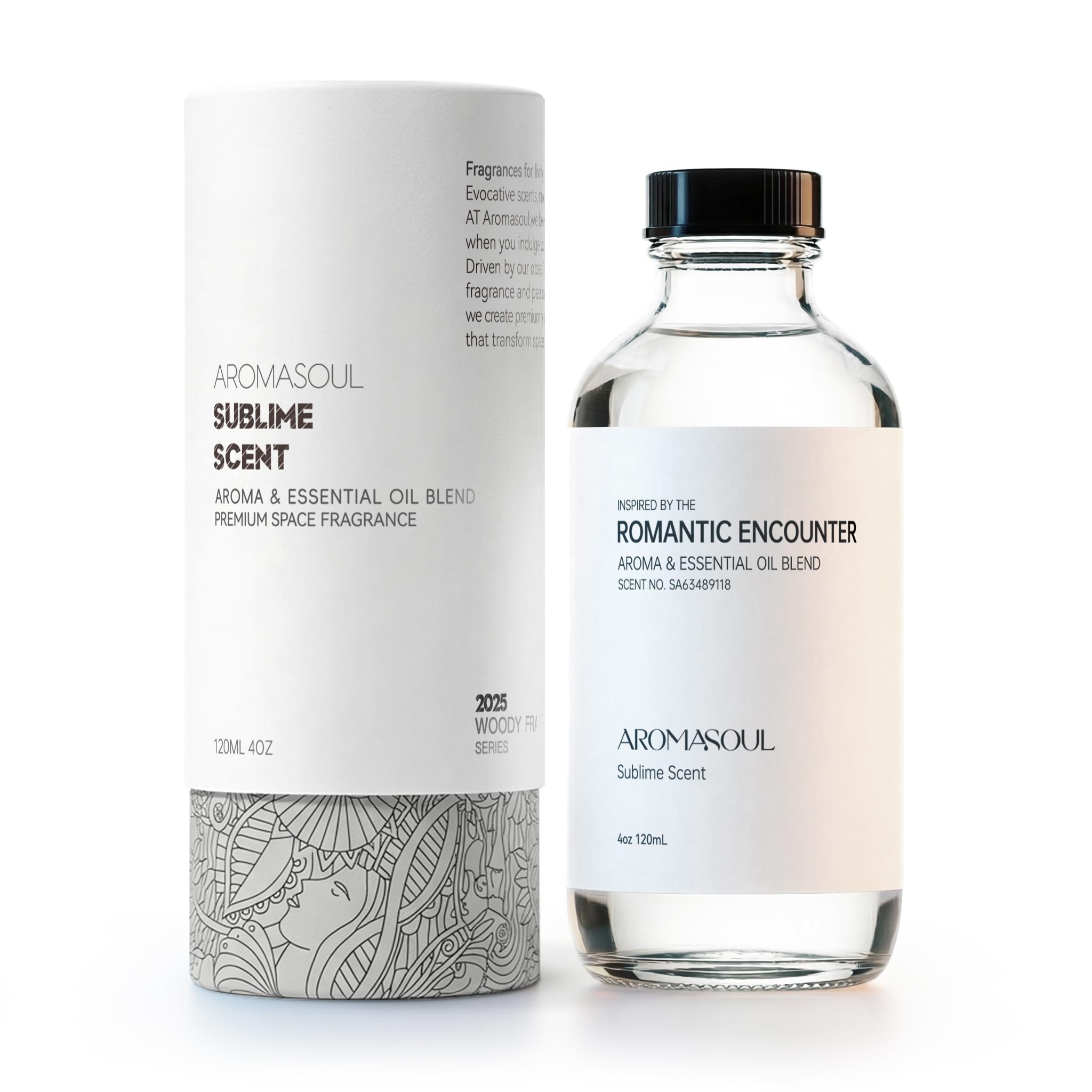 AROMASOUL - bouteille huile diffuseur romantique pour créer ambiance intime