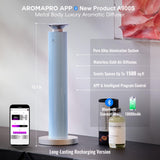 AROMASOUL Diffuseur hôtel-connecté bleu pastel, contrôle par application