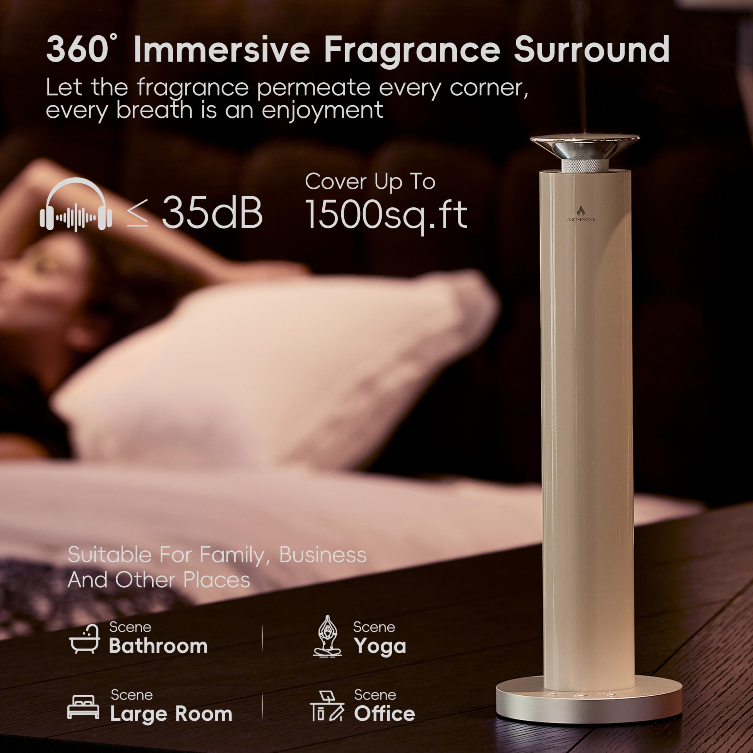 Aromasoul emballage coffret cadeau élégant et sûr
