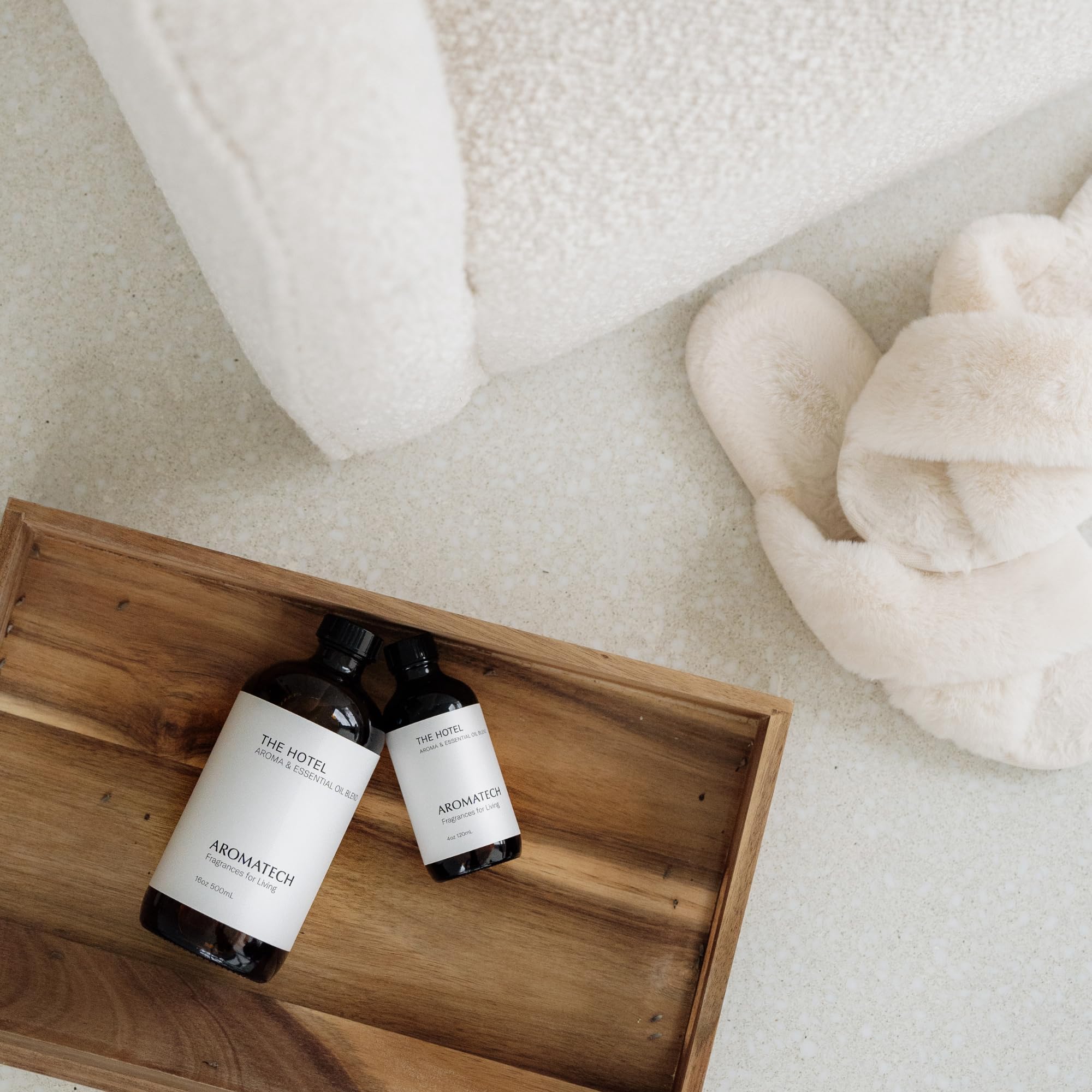 AromaTech Hôtel fabriqué aux États‑Unis, contrôle de qualité.