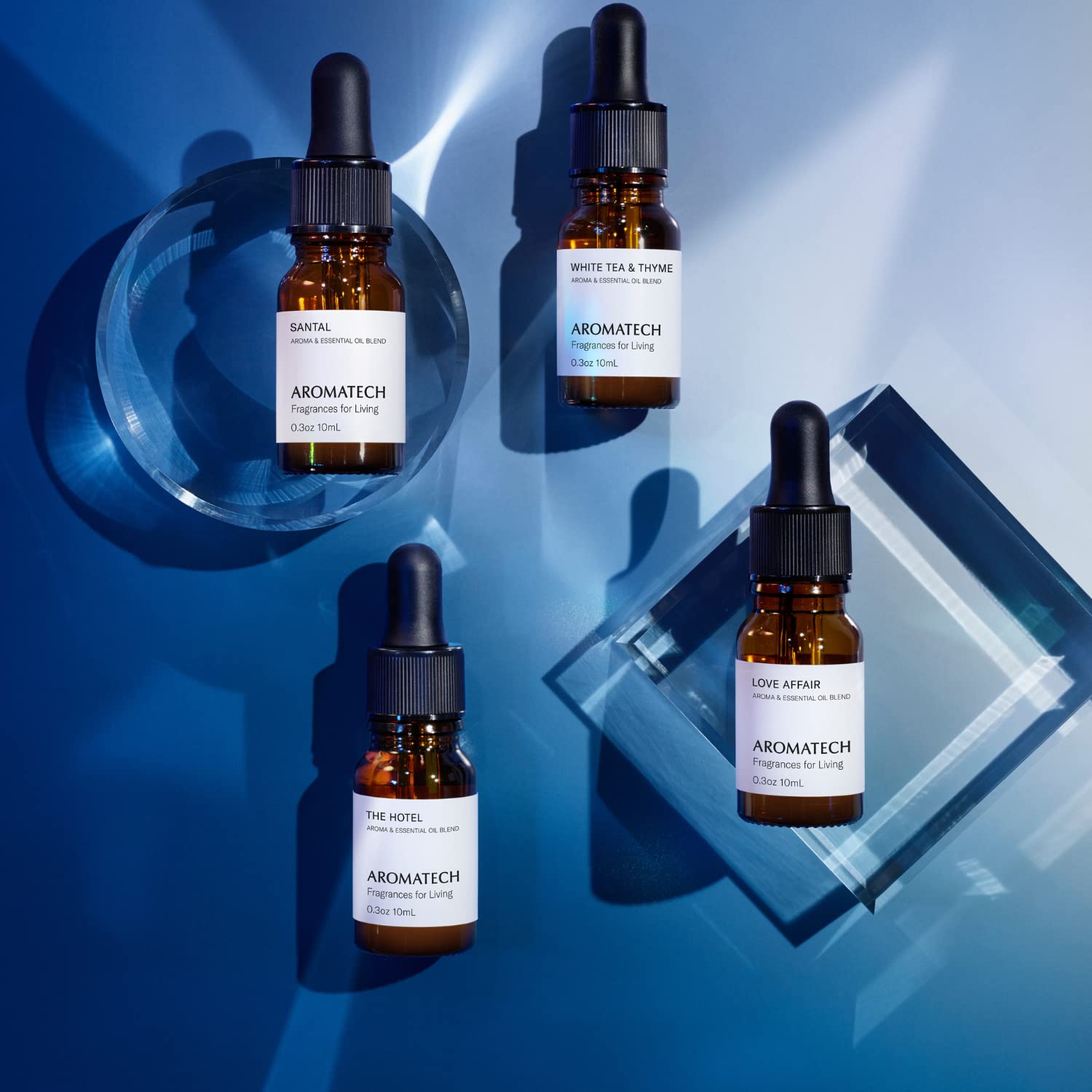 AromaTech Santal - diffusion boisée pour une atmosphère réconfortante à la maison.