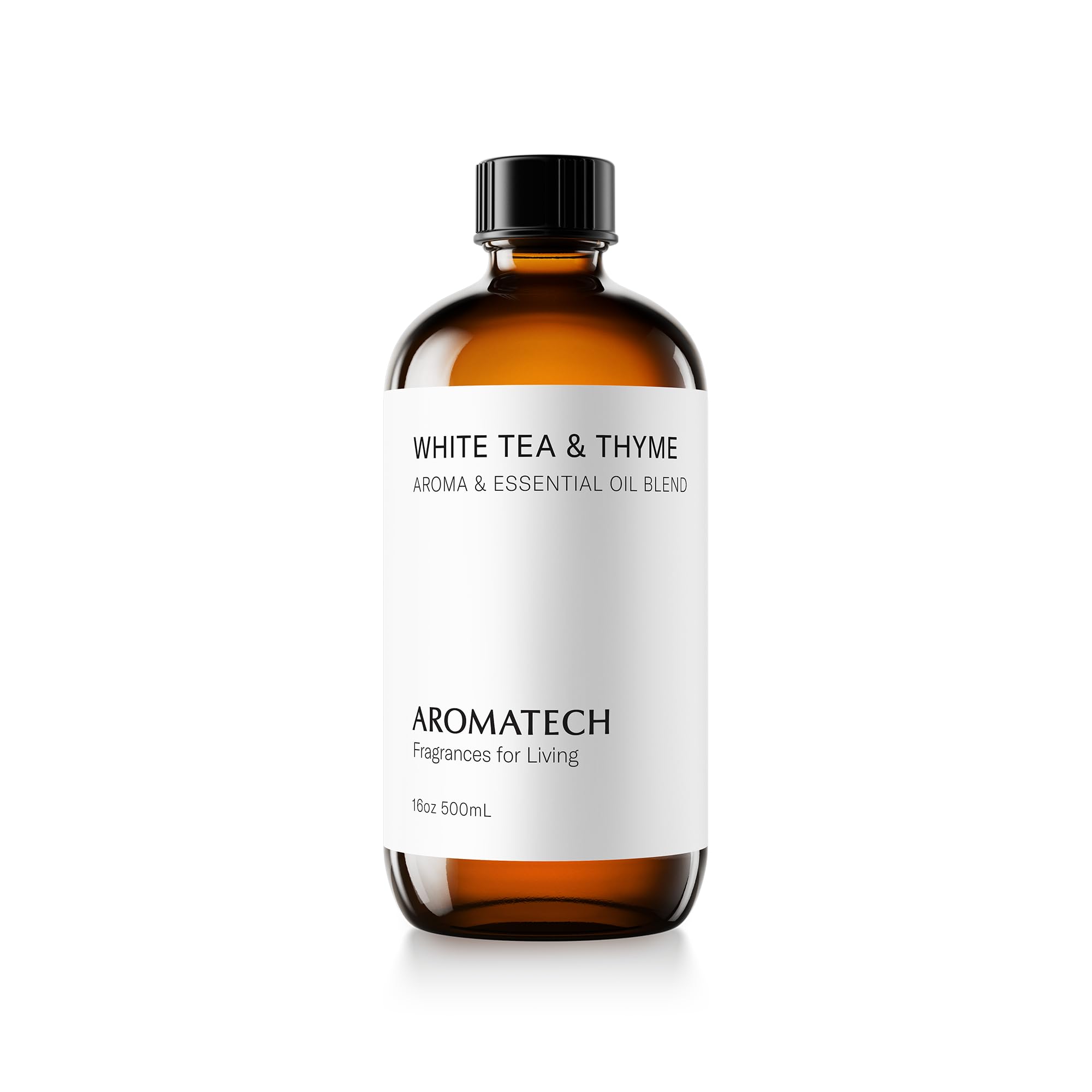 AromaTech Thé blanc et thym – flacon élégant prêt à diffuser une senteur apaisante
