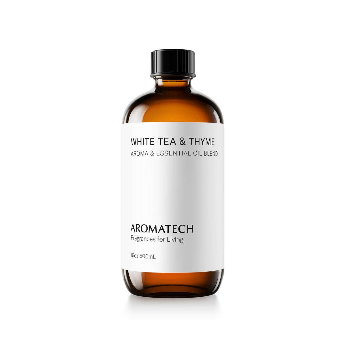 AromaTech Thé blanc et thym – flacon élégant prêt à diffuser une senteur apaisante