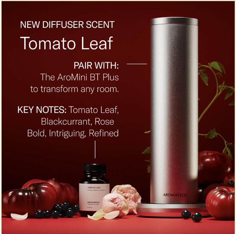 AromaTech Tomate-Feuille diffuseur ultrasonique pour une atmosphère parfumée et apaisante.