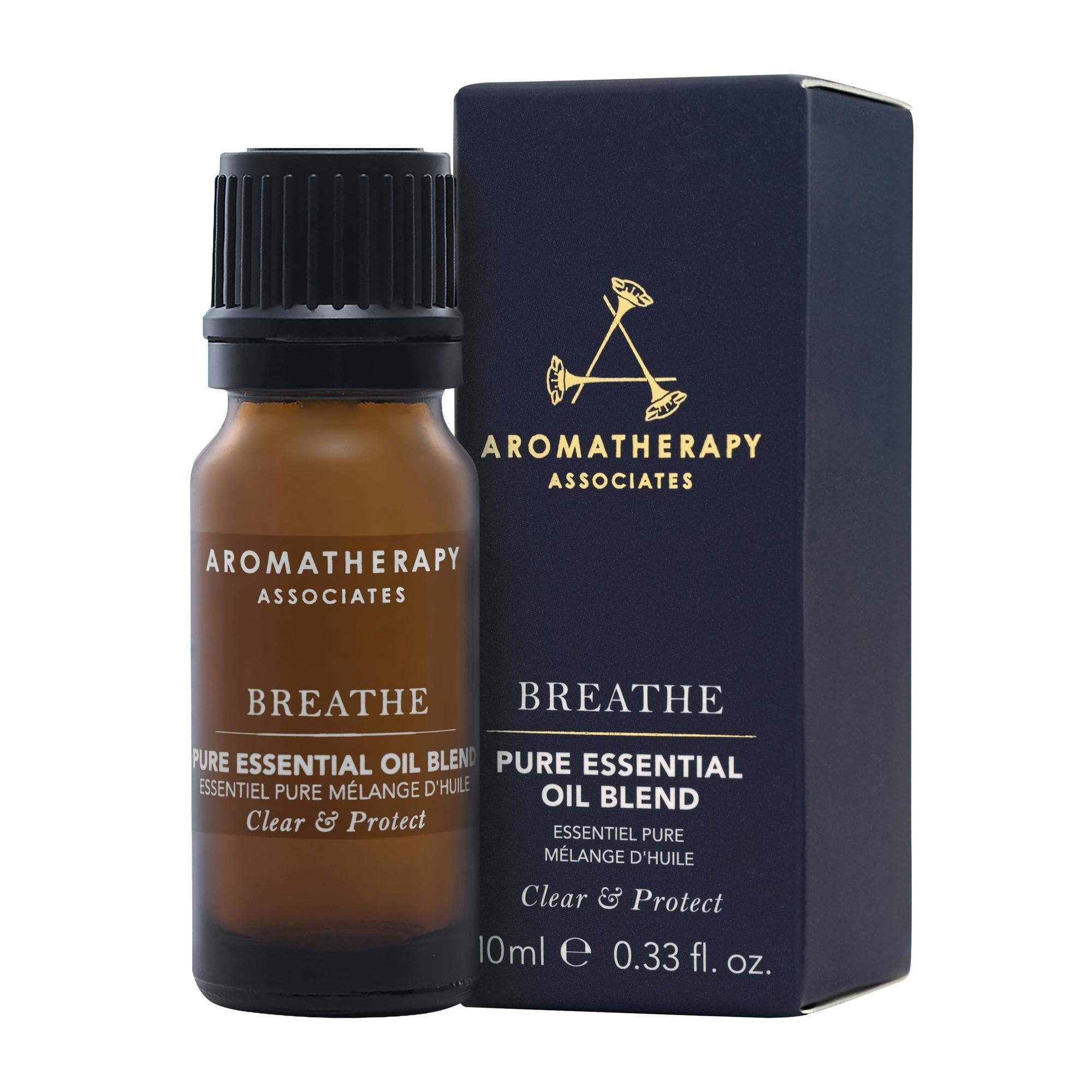 Aromatherapy Associates Breathe, bouteille huile essentielle prête à diffuser pour clarifier l atmosphere.