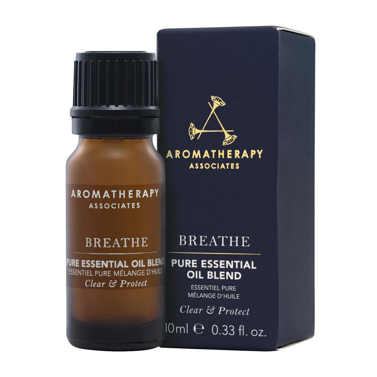 Aromatherapy Associates Breathe, bouteille huile essentielle prête à diffuser pour clarifier l atmosphere.