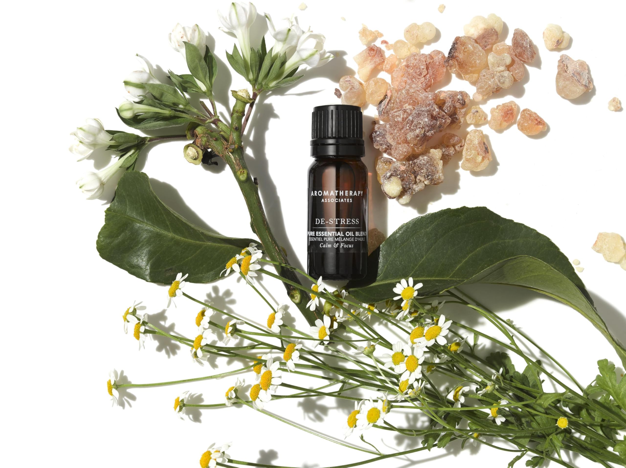 Aromatherapy Associates De-Stress, application-huile-porteuse: dilution sûre sur peau pour un usage quotidien.